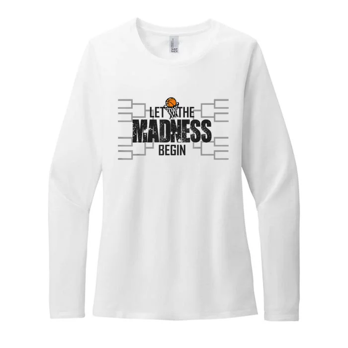 Let The Madness Begin College March Brackets Tournament Womens CVC Long Sleeve Shirt