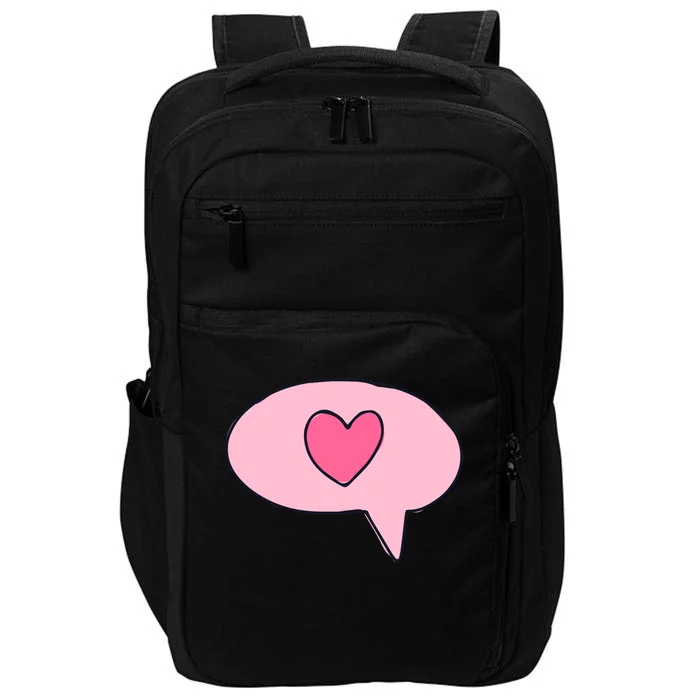 Love Text Message Impact Tech Backpack