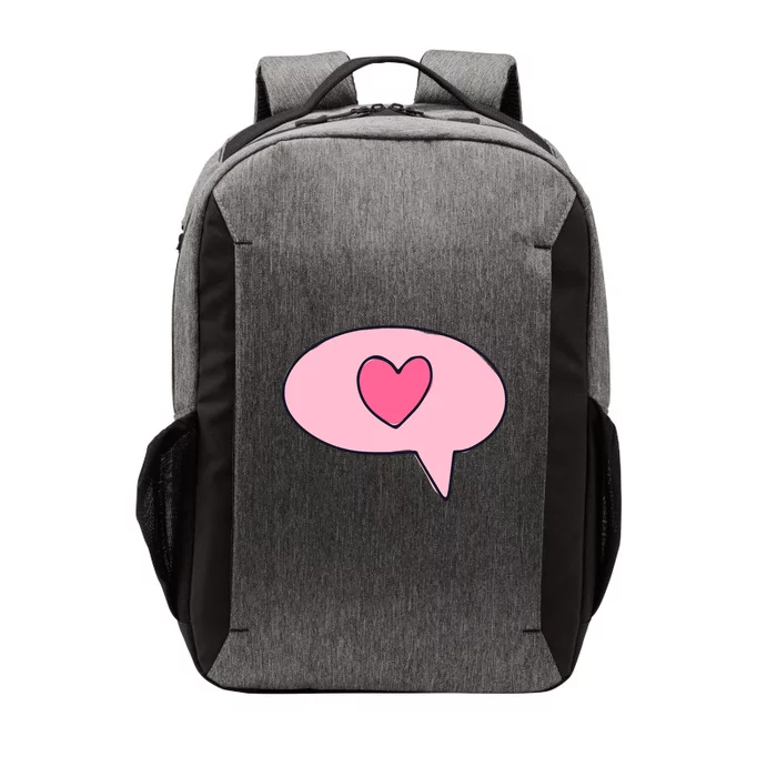 Love Text Message Vector Backpack