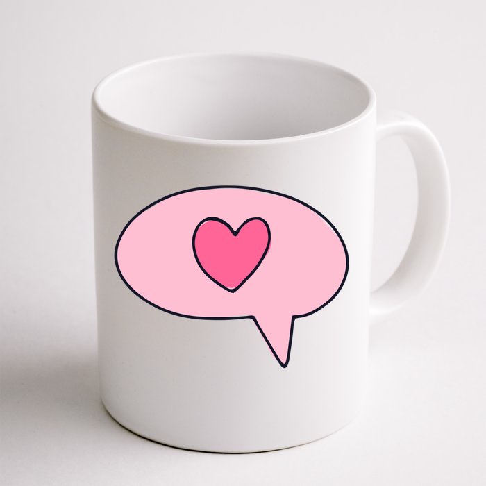 Love Text Message Front & Back Coffee Mug