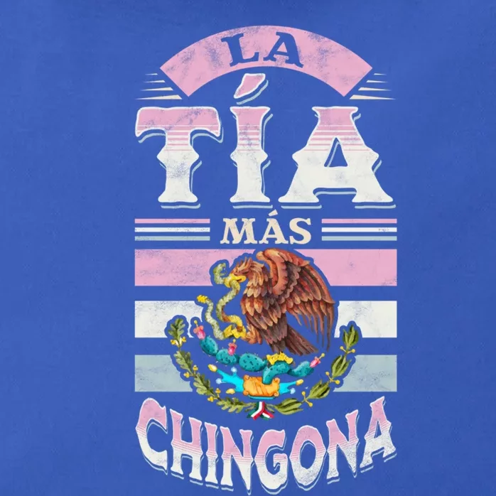 La Tía Más Chingona Mexican Aunty Gift Zip Tote Bag