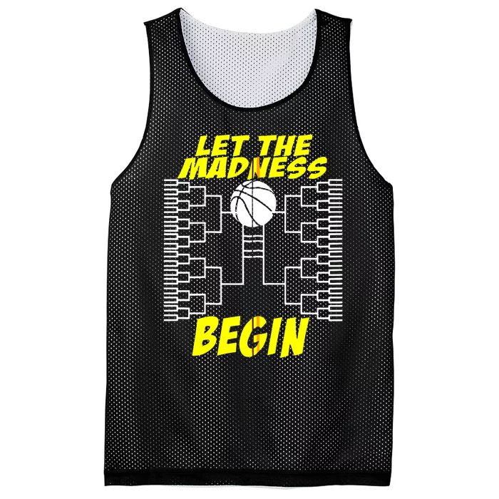 Let The Madness Begin Basketball Madness College Zip Hoodie Mesh Reversible Basketball Jersey Tank