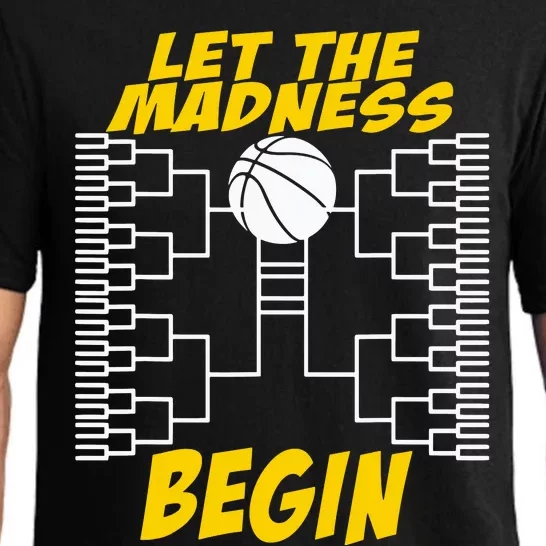 Let The Madness Begin Basketball Madness College Pajama Set