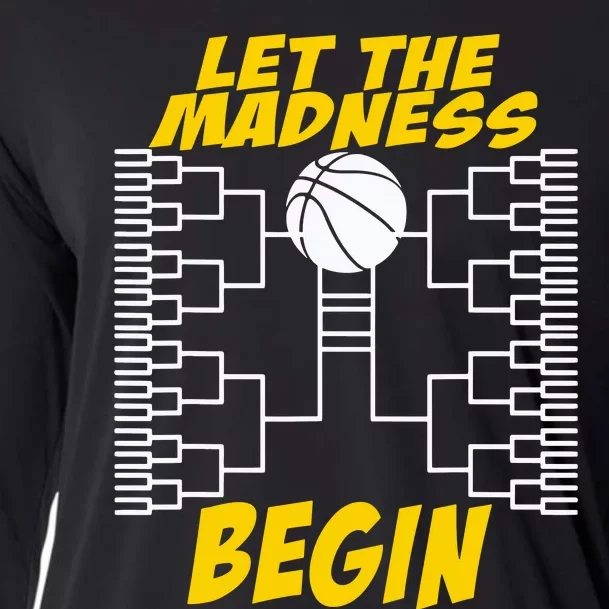 Let The Madness Begin Basketball Madness College Cooling Performance Long Sleeve Crew