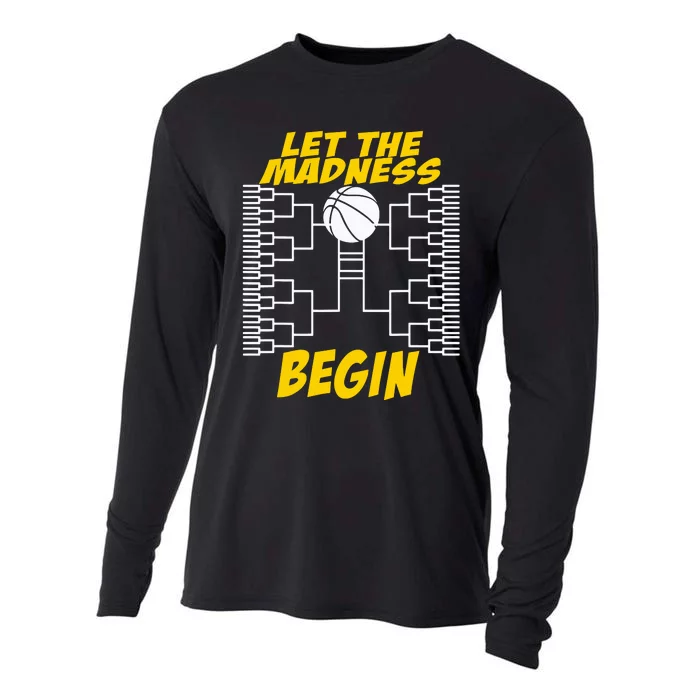 Let The Madness Begin Basketball Madness College Cooling Performance Long Sleeve Crew