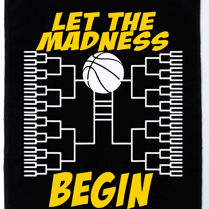 Let The Madness Begin Basketball Madness College Platinum Collection Golf Towel