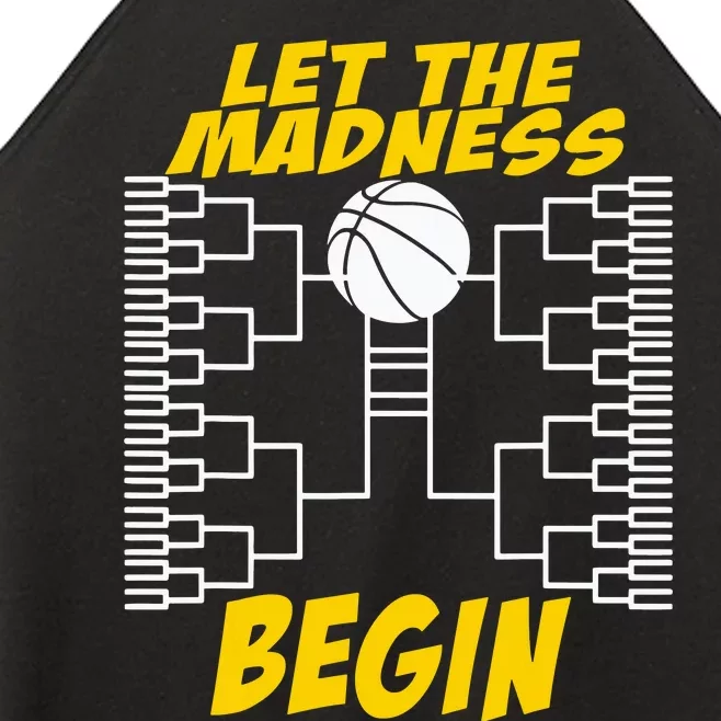 Let The Madness Begin Basketball Madness College Women’s Perfect Tri Rocker Tank