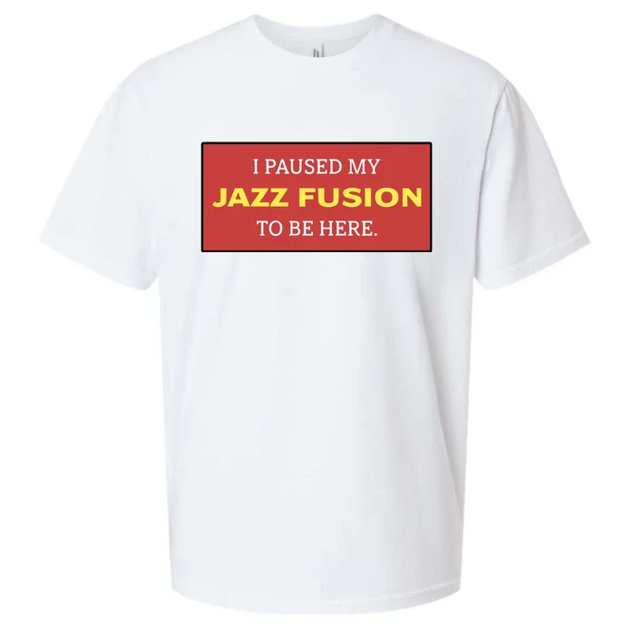 Lonious Thee Monk I Paused My Jazz Fusion To Be Here Sueded Cloud Jersey T-Shirt