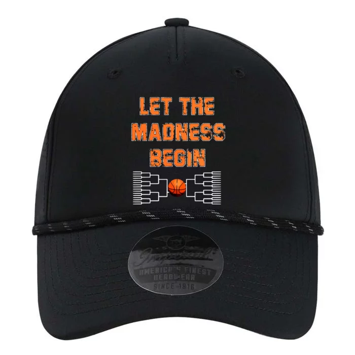 Let The Madness Begin Basketball Hoodie Performance The Dyno Cap