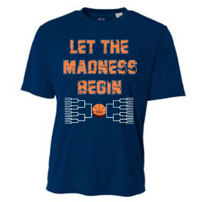 Let The Madness Begin Basketball Cooling Performance Crew T-Shirt