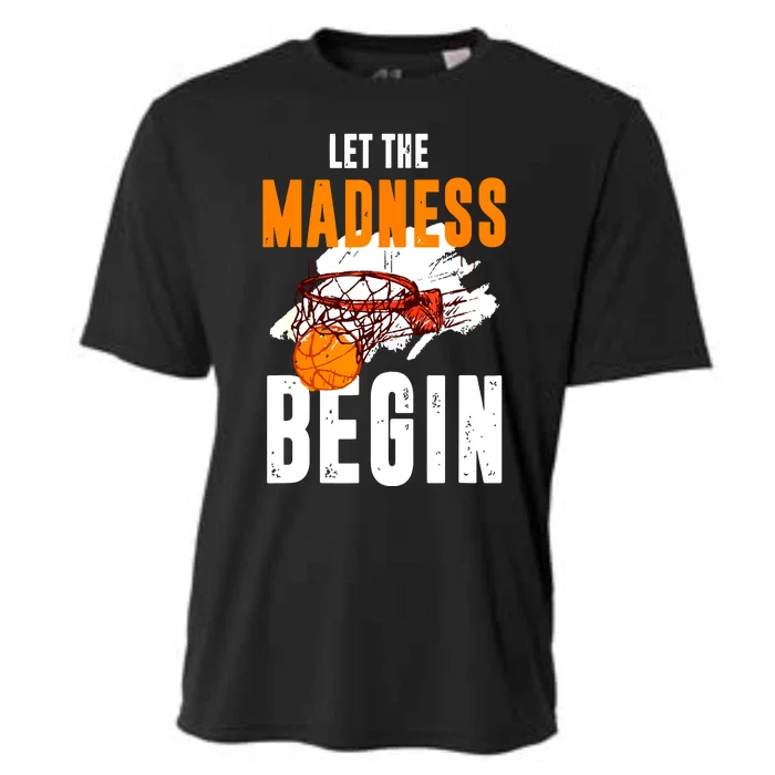 Let The Madness Begin Basketball Cooling Performance Crew T-Shirt