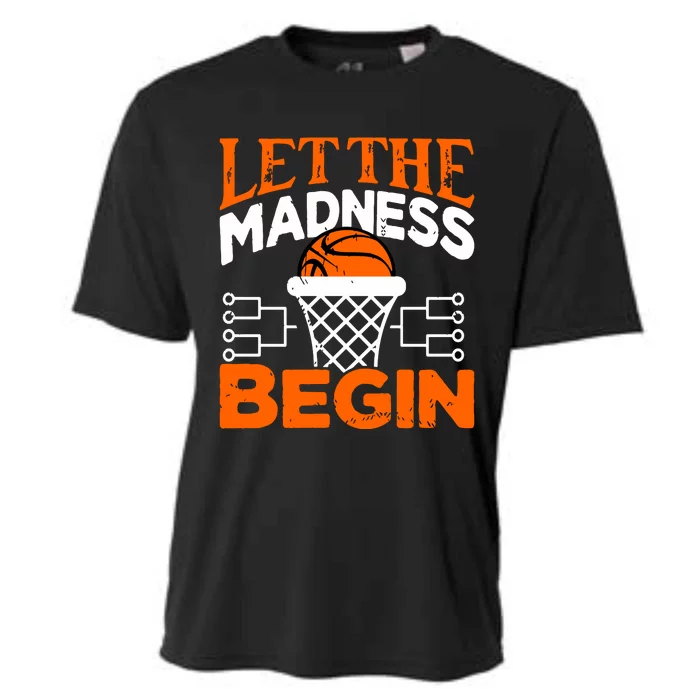 Let The Madness Begin College Madness Basketball Hoodie Cooling Performance Crew T-Shirt