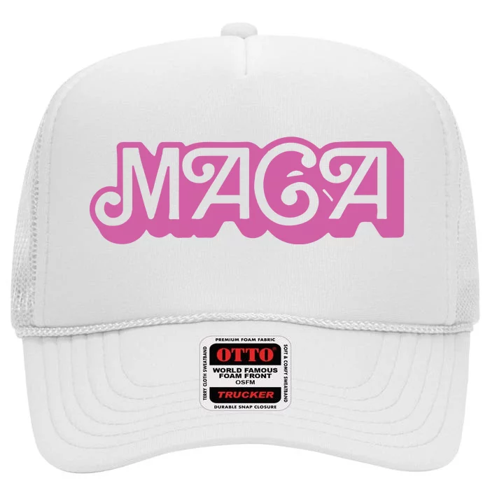 Lara Trump Maga High Crown Mesh Trucker Hat