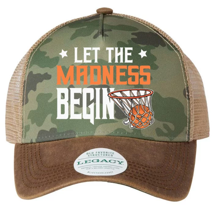 Let The Madness Begin Basketball Lovers Legacy Tie Dye Trucker Hat