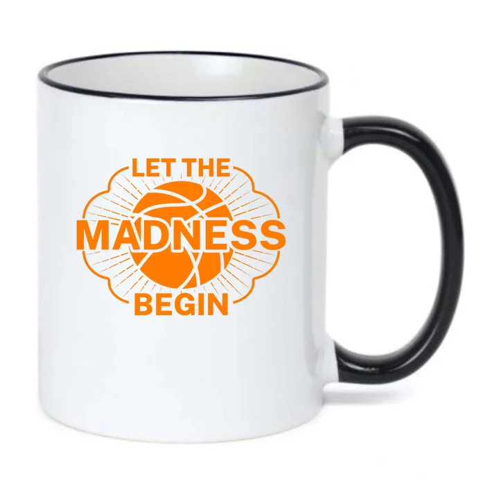 Let The Madness Begin March Madness Black Color Changing Mug