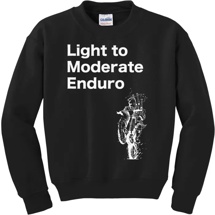 Light to moderate enduro Kids Sweatshirt