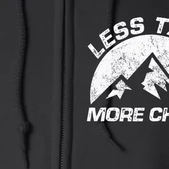 Lest Talk More Chalk Rock Mountain Climber Bouldering Full Zip Hoodie