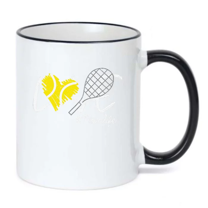 Love Tennis Mom Life Gift For Mom Women MotherS Day Black Color Changing Mug