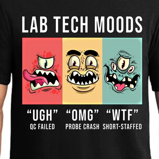 Laboratory Technician Medical Technologist Lab Tech Moods Funny Gift Pajama Set