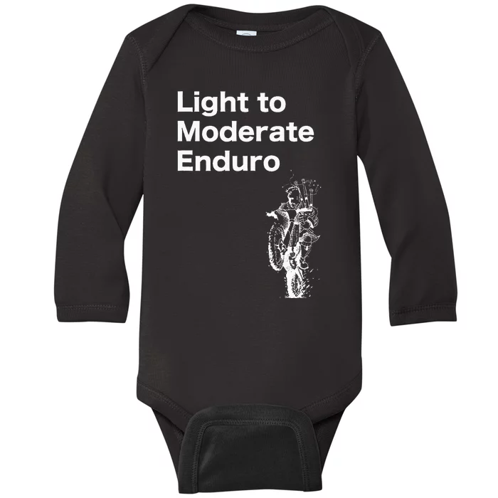 Light To Moderate Enduro Baby Long Sleeve Bodysuit