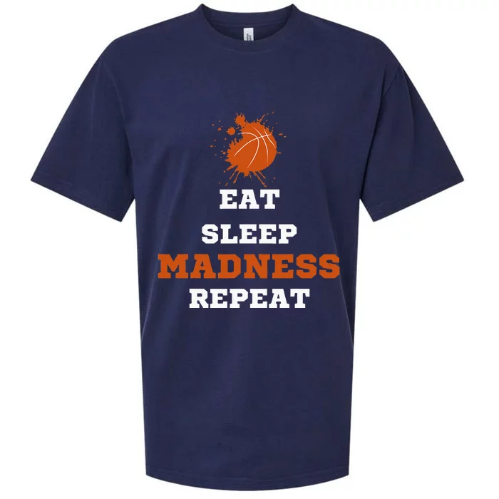 Let The Madness Begin Basketball Madness College Sueded Cloud Jersey T-Shirt