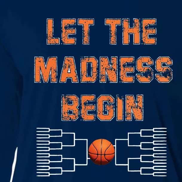 Let The Madness Begin Basketball Cooling Performance Long Sleeve Crew