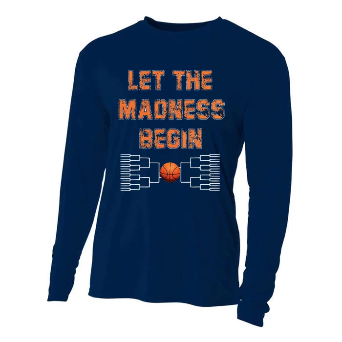 Let The Madness Begin Basketball Cooling Performance Long Sleeve Crew