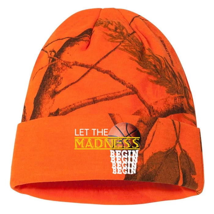 Let The Madness Begin Novelty Basketball Kati - 12in Camo Beanie