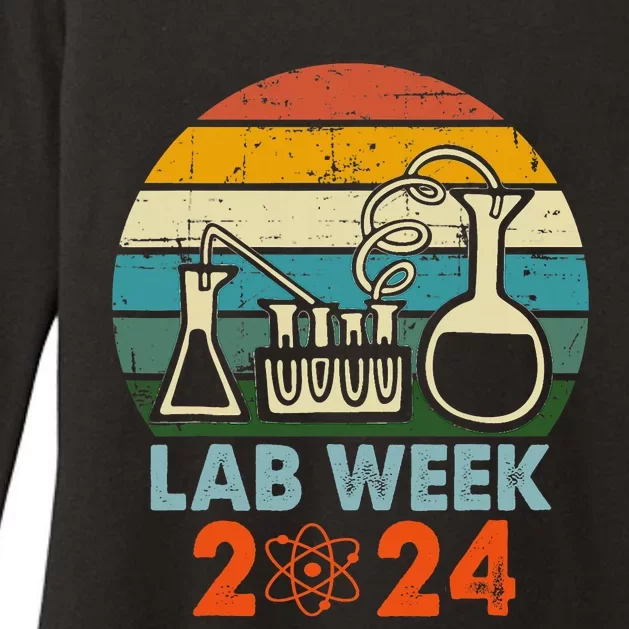 Laboratory Tech Medical Technician Scientist Lab Week 2024 Womens CVC Long Sleeve Shirt