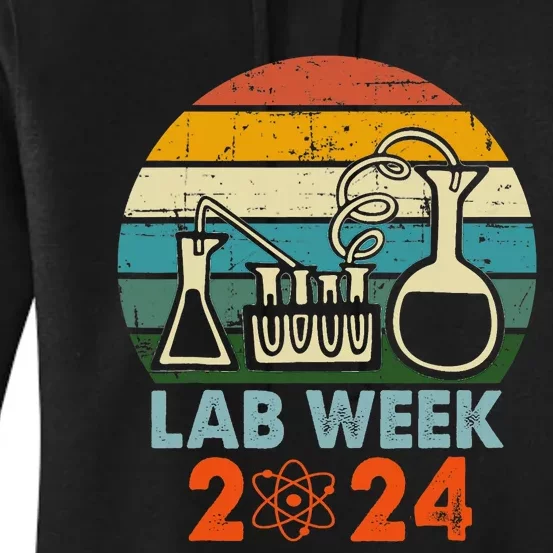 Laboratory Tech Medical Technician Scientist Lab Week 2024 Women's Pullover Hoodie