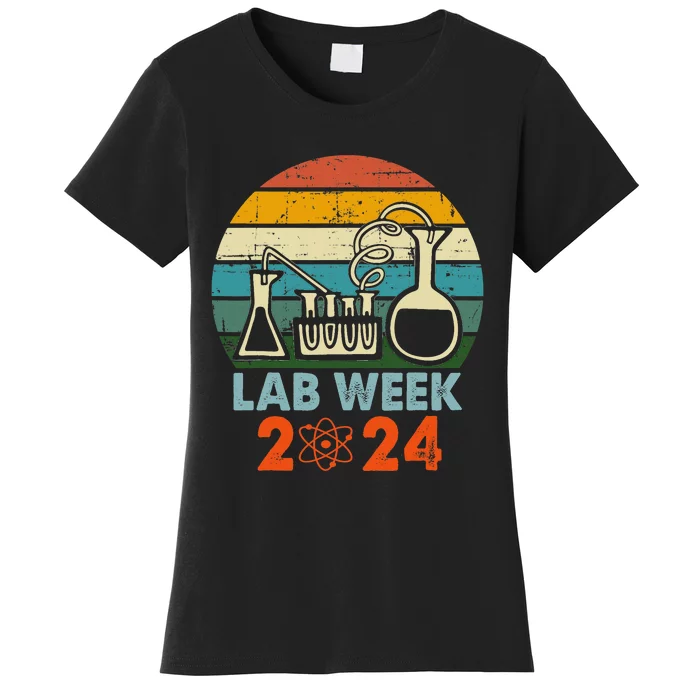 Laboratory Tech Medical Technician Scientist Lab Week 2024 Women's T-Shirt