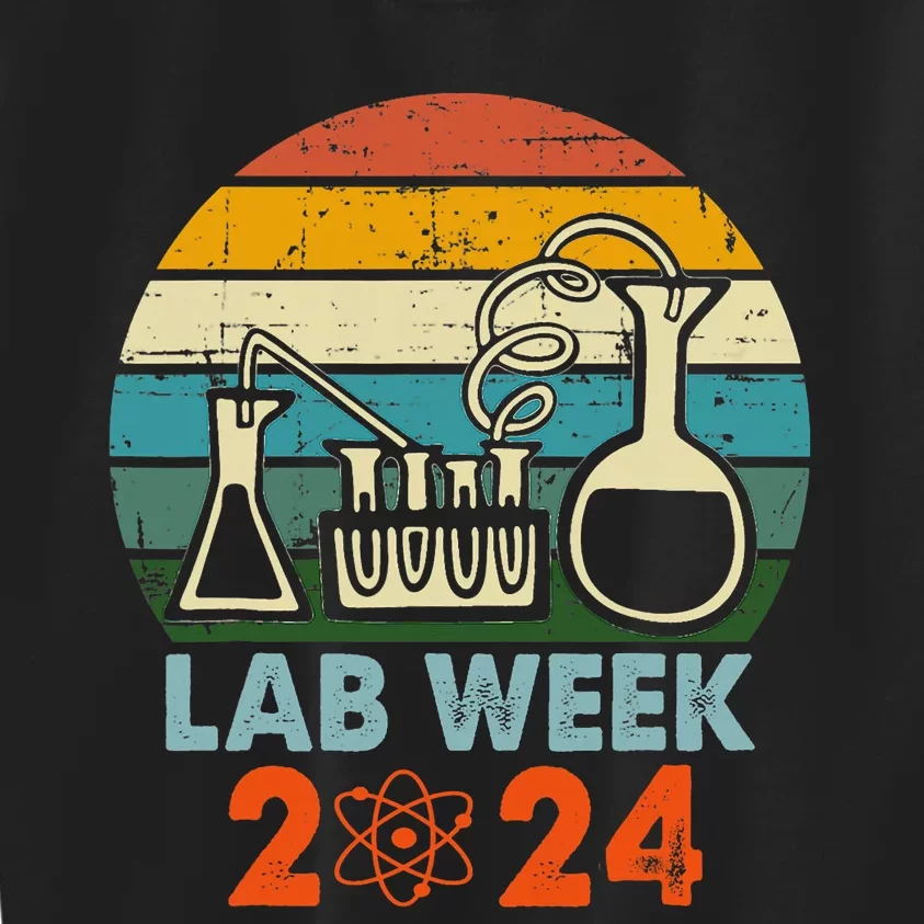 Laboratory Tech Medical Technician Scientist Lab Week 2024 Kids Sweatshirt