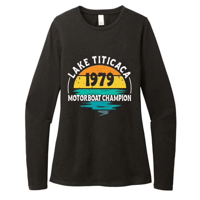 Lake Titicaca Motorboat Champion Womens CVC Long Sleeve Shirt