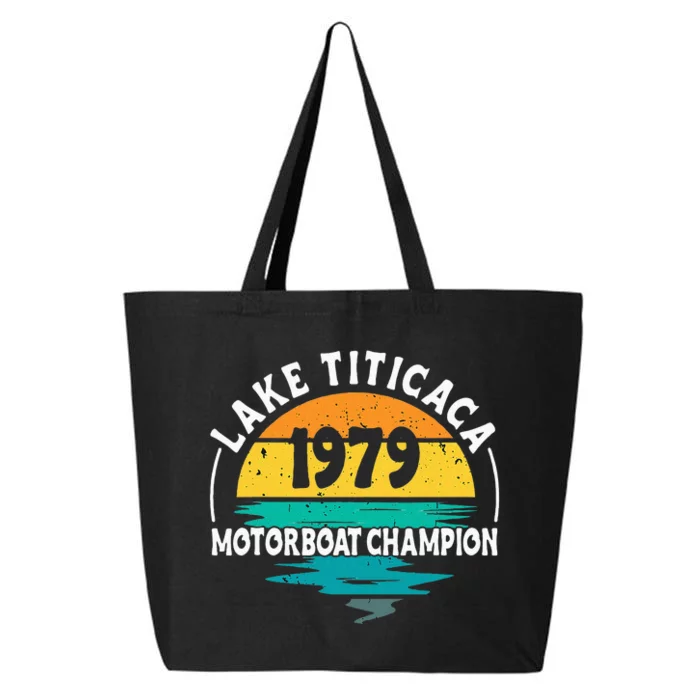 Lake Titicaca Motorboat Champion 25L Jumbo Tote