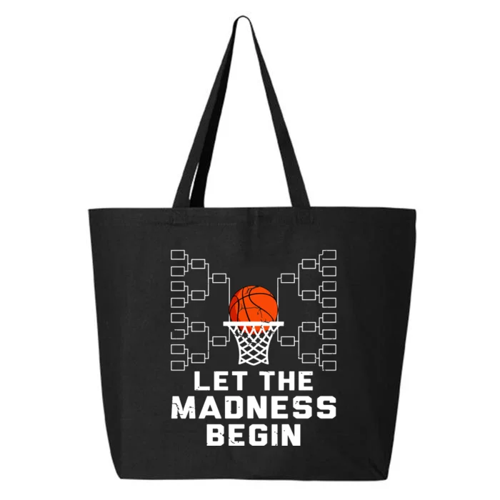 Let The Madness Begin Basketball Bracket 25L Jumbo Tote