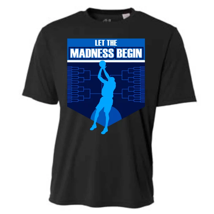 Let The Madness Begin Basketball Bring On The Big Tourney Cooling Performance Crew T-Shirt