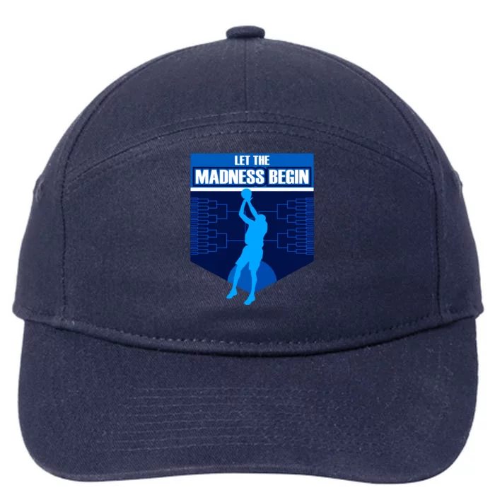 Let The Madness Begin Basketball Bring On The Big Tourney 7-Panel Snapback Hat