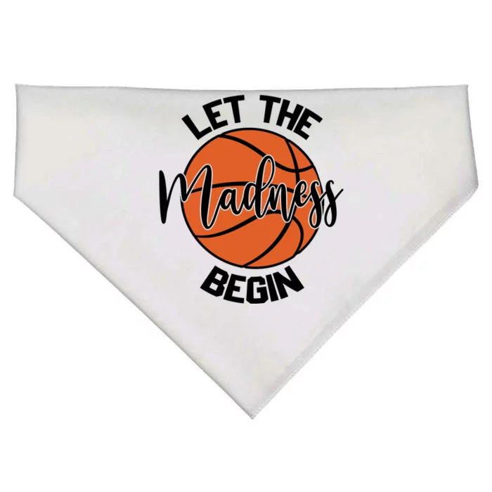 Let The Madness Begin College Basketball USA-Made Doggie Bandana