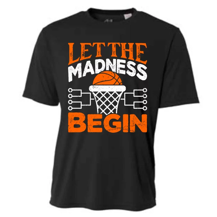 Let The Madness Begin College Basketball Cooling Performance Crew T-Shirt