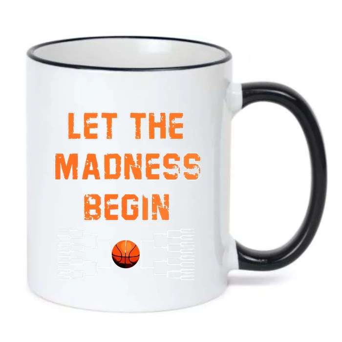 Let The Madness Begin Basketball Hoodie Black Color Changing Mug