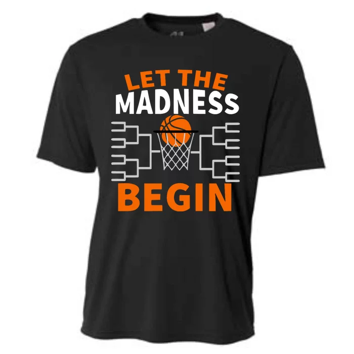 Let The Madness Begin College Basketball Cooling Performance Crew T-Shirt