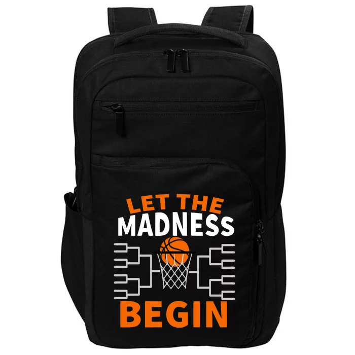 Let The Madness Begin College Basketball Impact Tech Backpack