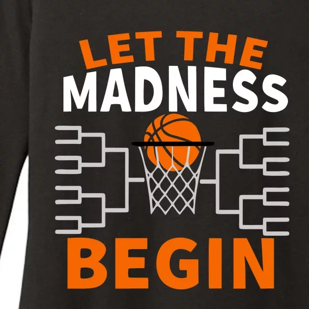 Let The Madness Begin College Basketball Womens CVC Long Sleeve Shirt