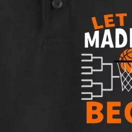 Let The Madness Begin College Basketball Dry Zone Grid Performance Polo