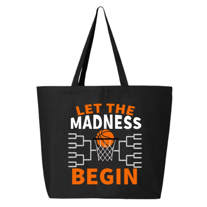 Let The Madness Begin College Basketball 25L Jumbo Tote