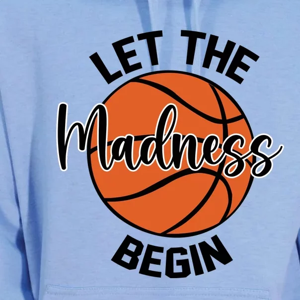 Let The Madness Begin College Basketball Unisex Surf Hoodie