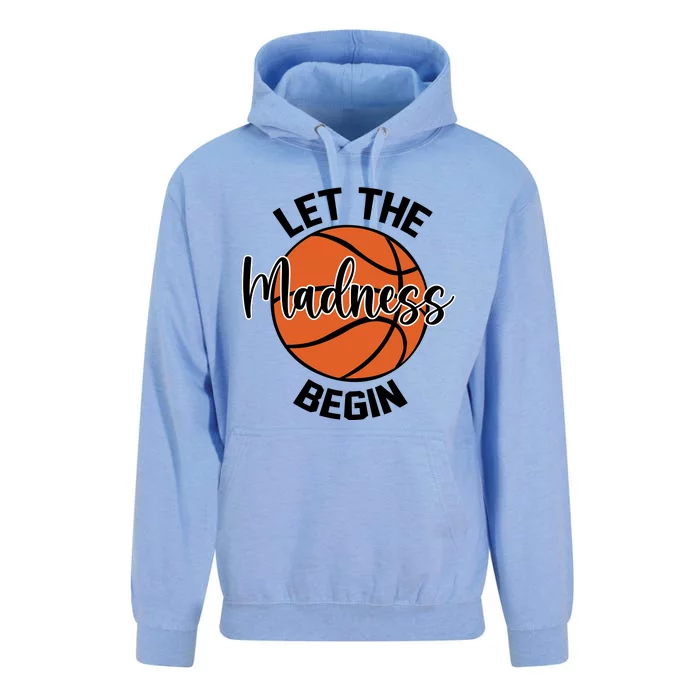 Let The Madness Begin College Basketball Unisex Surf Hoodie