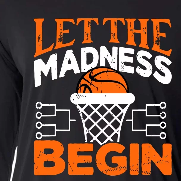 Let The Madness Begin College Madness Basketball Cooling Performance Long Sleeve Crew