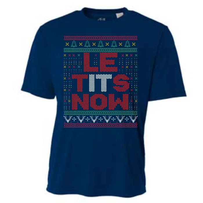 Le Tits Now Christmas For Lovers Cooling Performance Crew T-Shirt