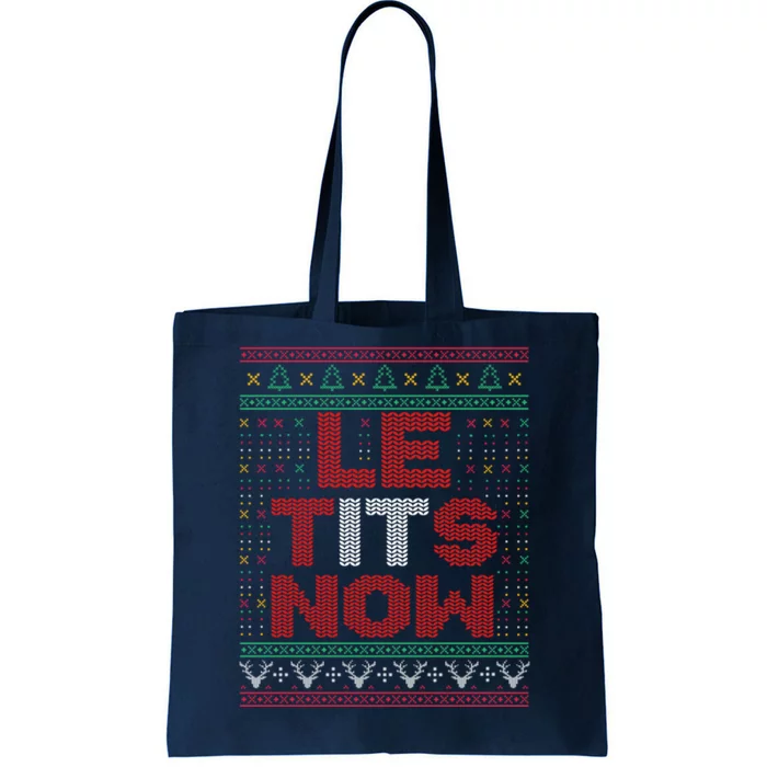 Le Tits Now Christmas For Lovers Tote Bag